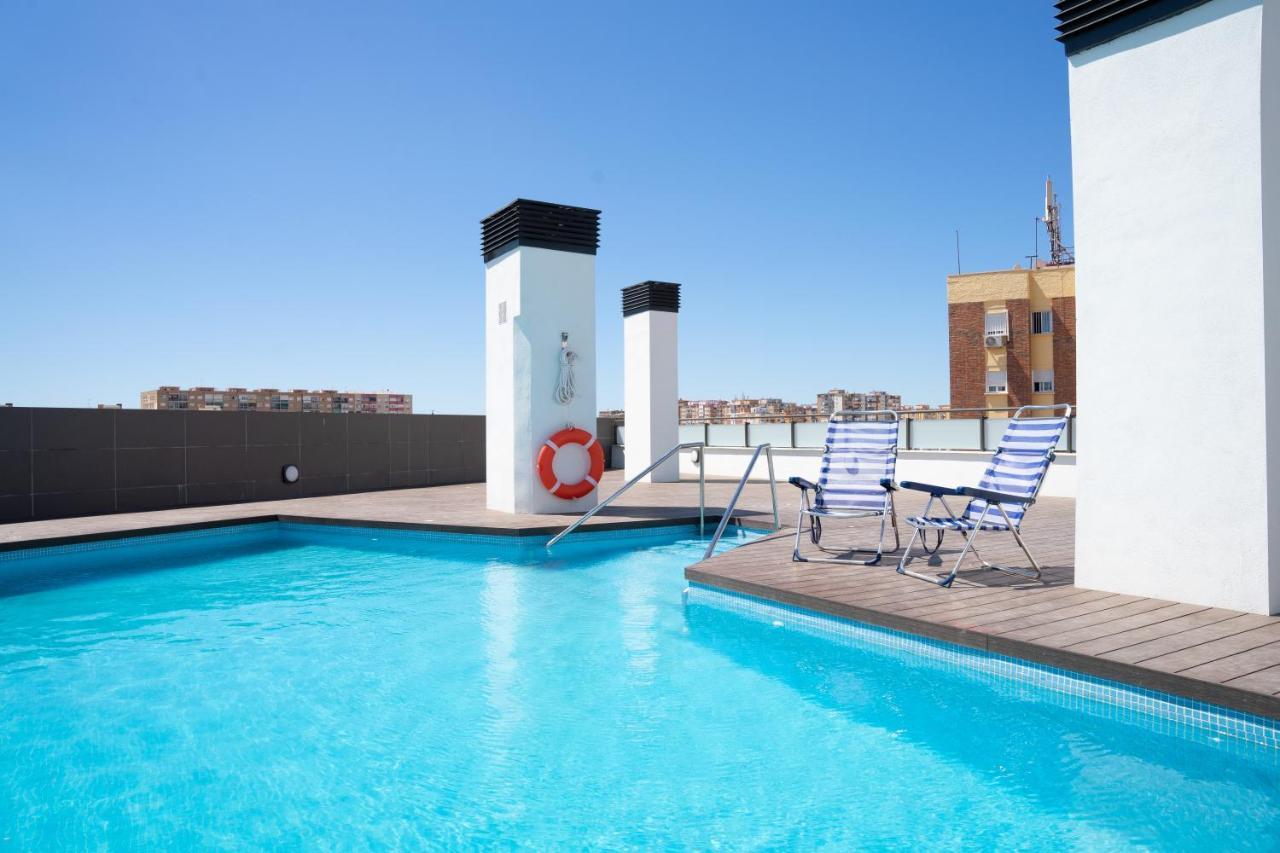 Central Premium Pool Terrace New Malaga Exterior photo